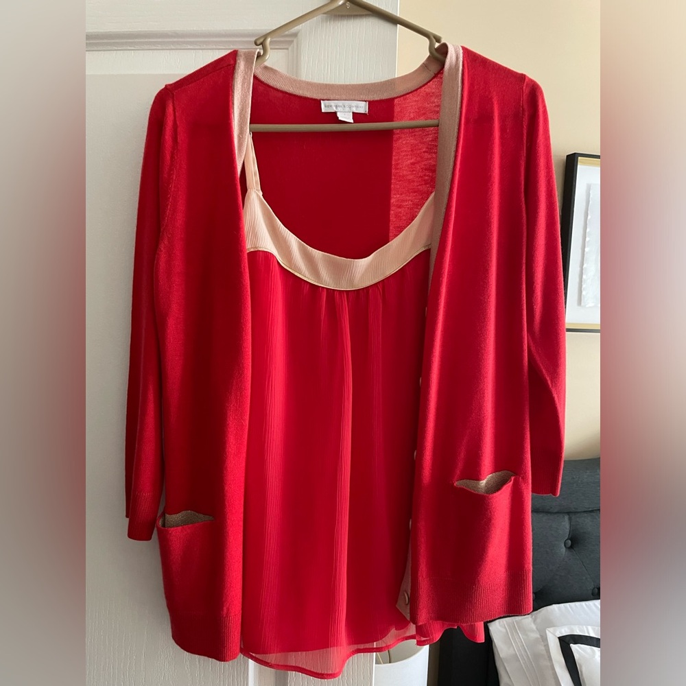 New York & Company Sweater ~ Cami Set